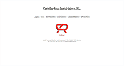 Desktop Screenshot of castellarroca.com